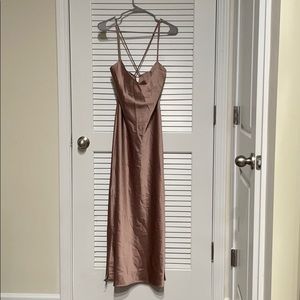 TOPSHOP Maxi dress open back NWOT